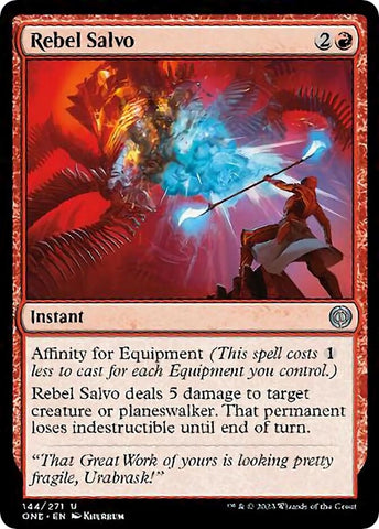 Image for Rebel Salvo (144) [Phyrexia: All Will Be One]