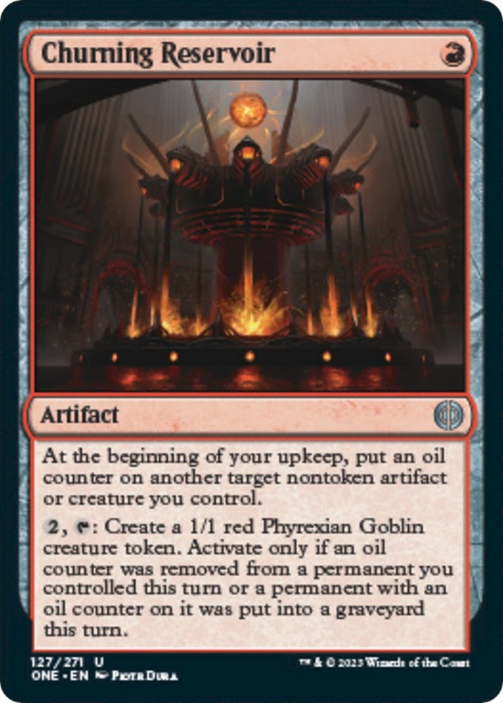 Image for Churning Reservoir (127) [Phyrexia: All Will Be One]