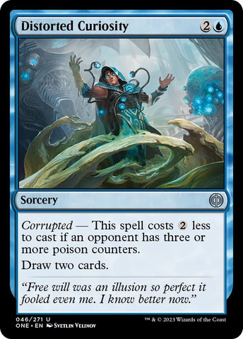 Image for Distorted Curiosity (46) [Phyrexia: All Will Be One]