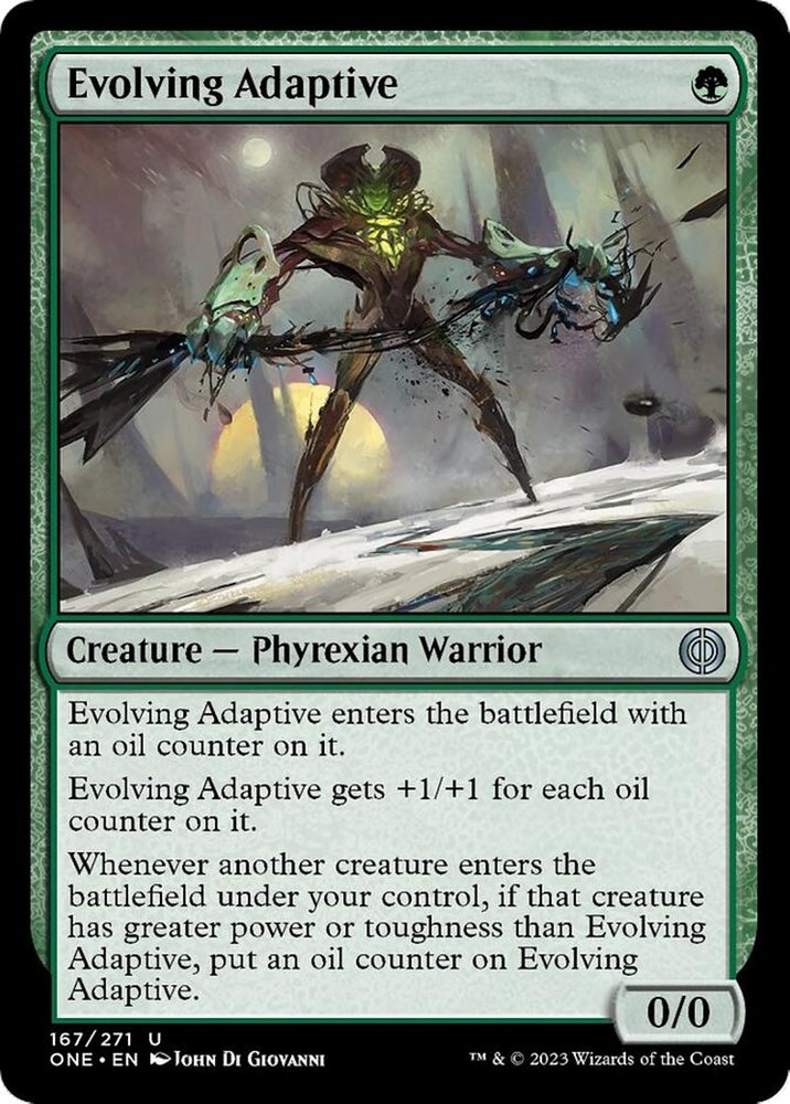 Image for Evolving Adaptive (167) [Phyrexia: All Will Be One]