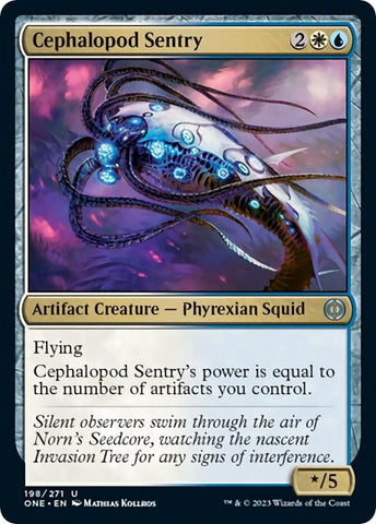 Image for Cephalopod Sentry (198) [Phyrexia: All Will Be One]