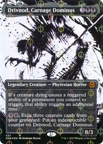 Image for Drivnod, Carnage Dominus (Showcase) (Step-and-Compleat Foil) (437) [Phyrexia: All Will Be One]