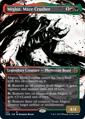 Image for Migloz, Maze Crusher (Showcase) (321) [Phyrexia: All Will Be One]