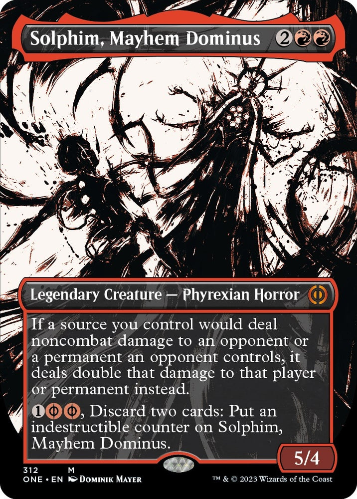 Image for Solphim, Mayhem Dominus (Showcase) (312) [Phyrexia: All Will Be One]