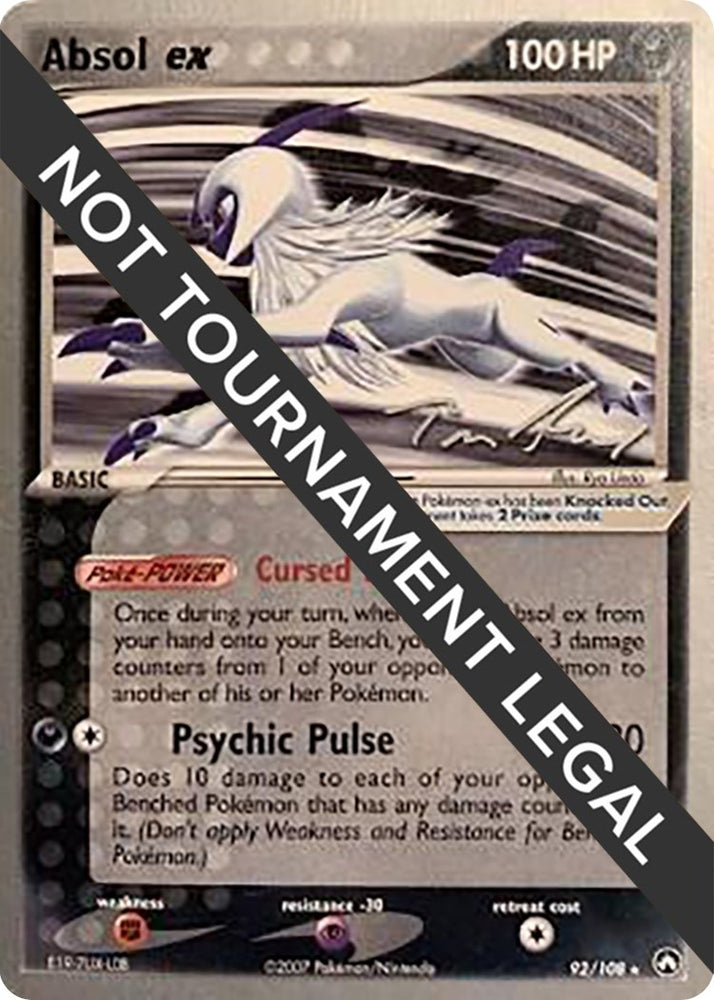 Image for Absol ex - 2007 (Tom Roos) (92/108) - Pokemon