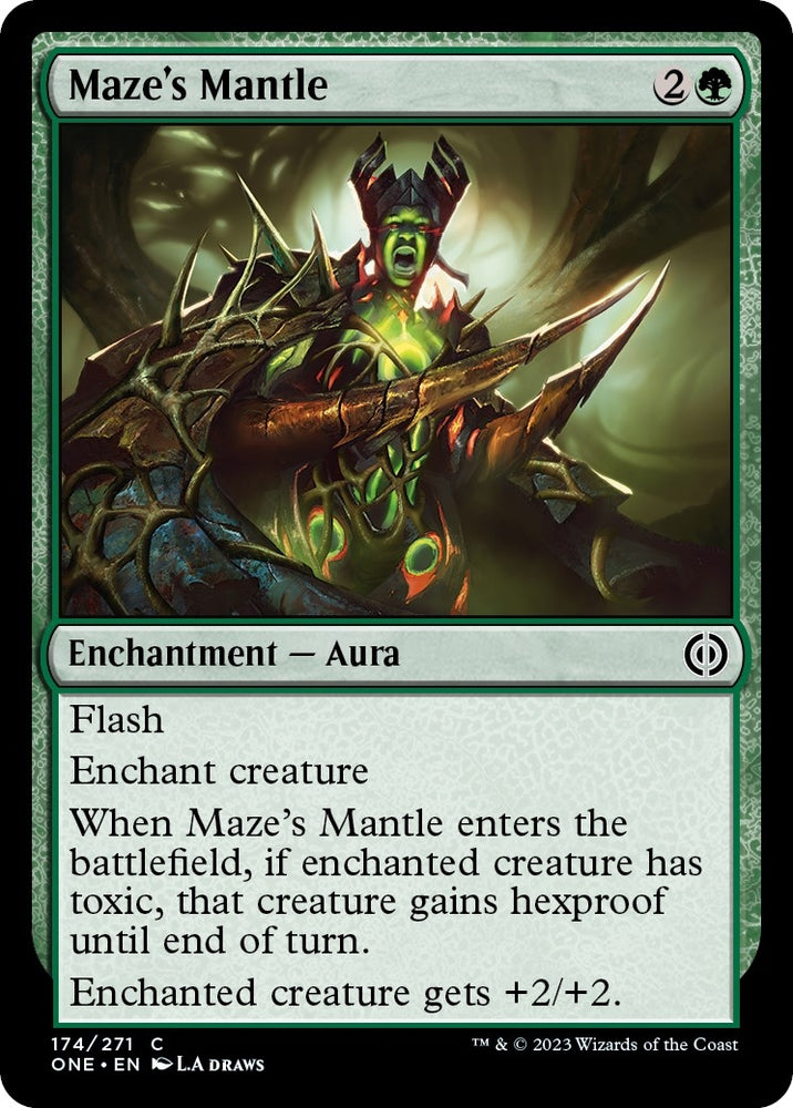 Image for Maze's Mantle (174) [Phyrexia: All Will Be One]