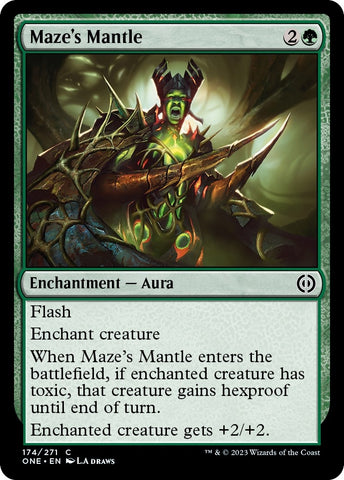 Image for Maze's Mantle (174) [Phyrexia: All Will Be One]