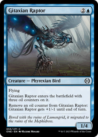 Image for Gitaxian Raptor (53) [Phyrexia: All Will Be One]