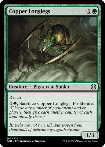 Image for Copper Longlegs (165) [Phyrexia: All Will Be One]