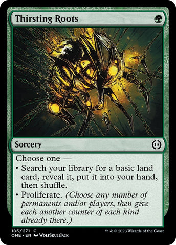 Image for Thirsting Roots (185) [Phyrexia: All Will Be One]