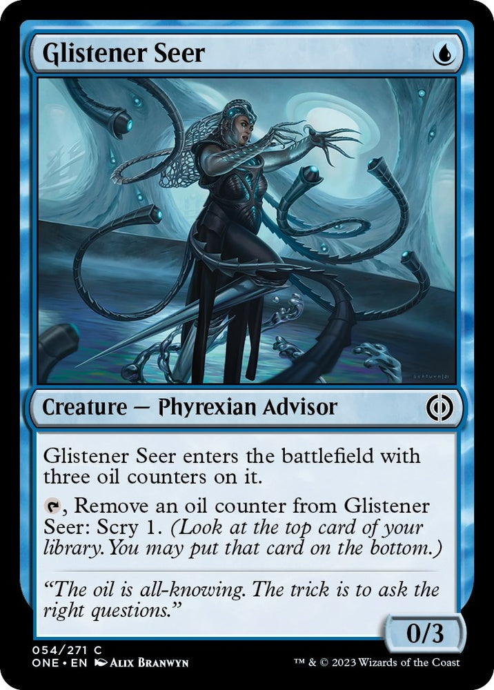 Image for Glistener Seer (54) [Phyrexia: All Will Be One]