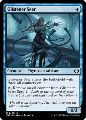 Image for Glistener Seer (54) [Phyrexia: All Will Be One]
