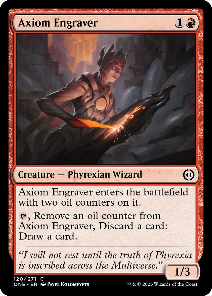 Image for Axiom Engraver (120) [Phyrexia: All Will Be One]
