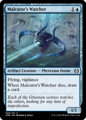 Image for Malcator's Watcher (58) [Phyrexia: All Will Be One]