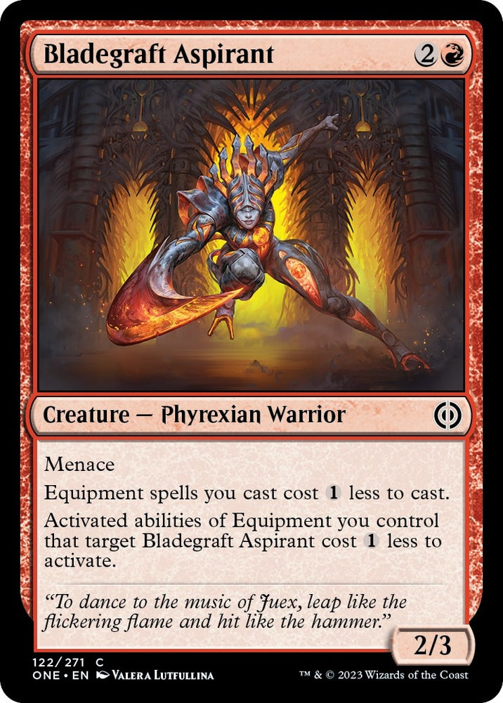 Image for Bladegraft Aspirant (122) [Phyrexia: All Will Be One]