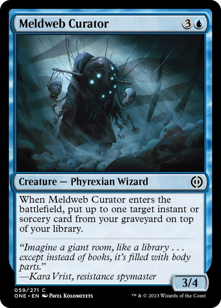 Image for Meldweb Curator (59) [Phyrexia: All Will Be One]