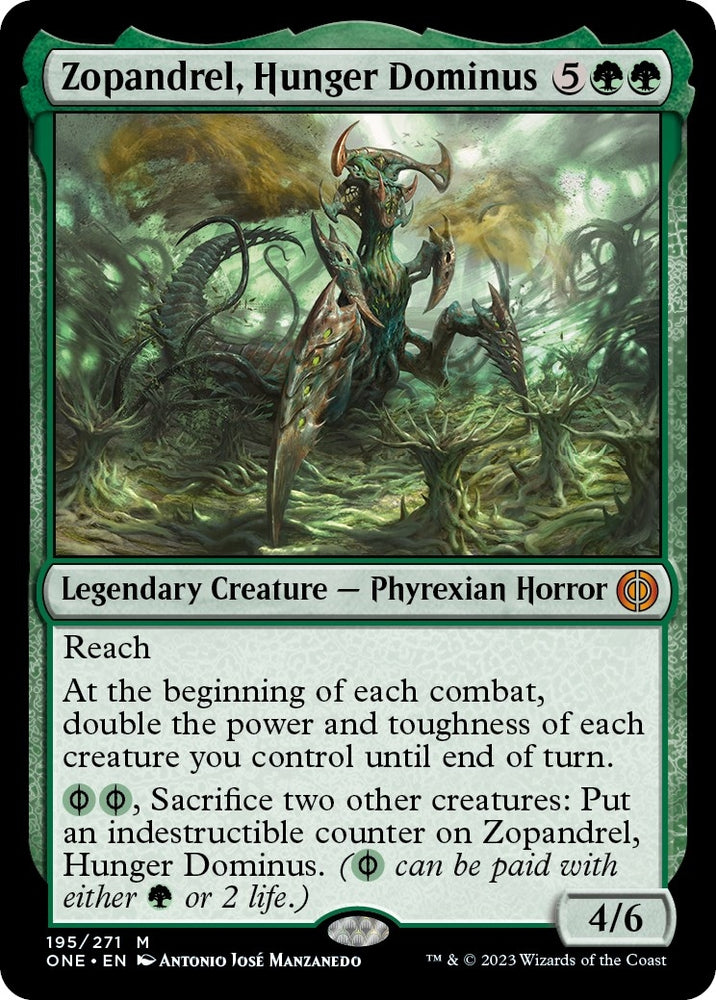 Image for Zopandrel, Hunger Dominus (195) [Phyrexia: All Will Be One]