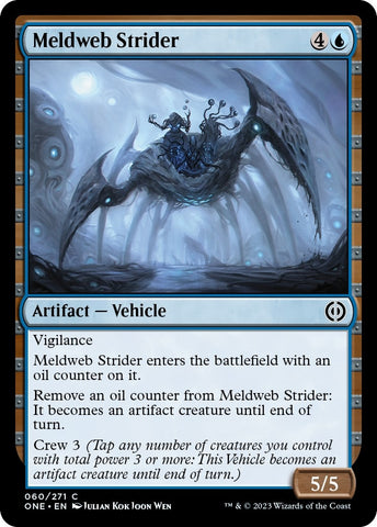 Image for Meldweb Strider (60) [Phyrexia: All Will Be One]
