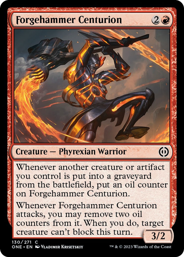 Image for Forgehammer Centurion (130) [Phyrexia: All Will Be One]