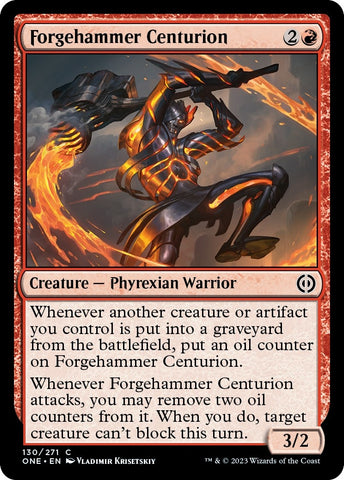 Image for Forgehammer Centurion (130) [Phyrexia: All Will Be One]
