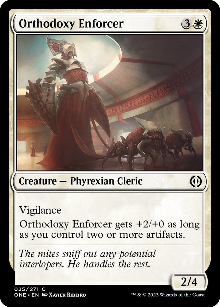 Image for Orthodoxy Enforcer (25) [Phyrexia: All Will Be One]