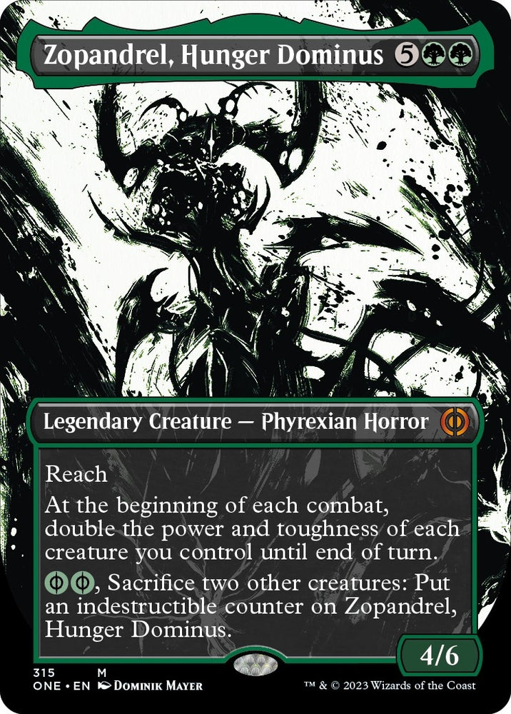 Image for Zopandrel, Hunger Dominus (Showcase) (315) [Phyrexia: All Will Be One]