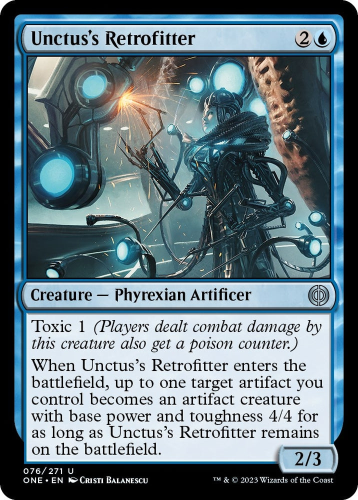 Image for Unctus's Retrofitter (76) [Phyrexia: All Will Be One]