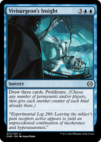 Image for Vivisurgeon's Insight (77) [Phyrexia: All Will Be One]