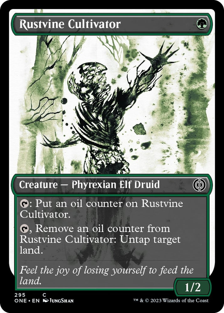 Image for Rustvine Cultivator (Showcase) (295) [Phyrexia: All Will Be One]