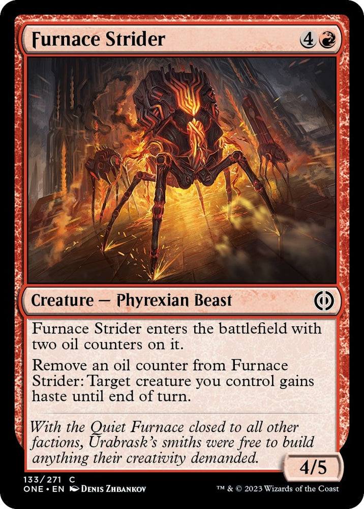 Image for Furnace Strider (133) [Phyrexia: All Will Be One]