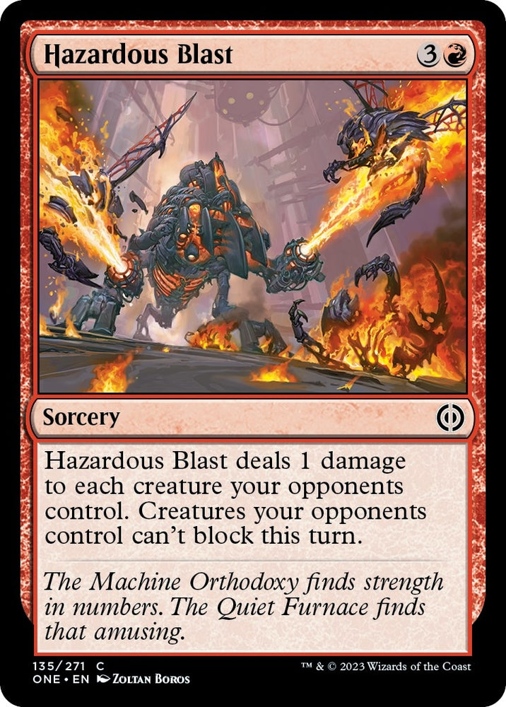 Image for Hazardous Blast (135) [Phyrexia: All Will Be One]