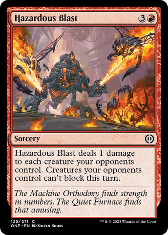 Image for Hazardous Blast (135) [Phyrexia: All Will Be One]