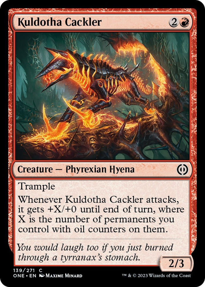 Image for Kuldotha Cackler (139) [Phyrexia: All Will Be One]