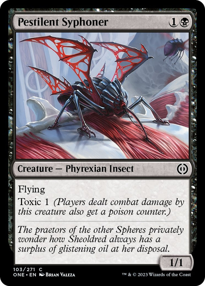 Image for Pestilent Syphoner (103) [Phyrexia: All Will Be One]