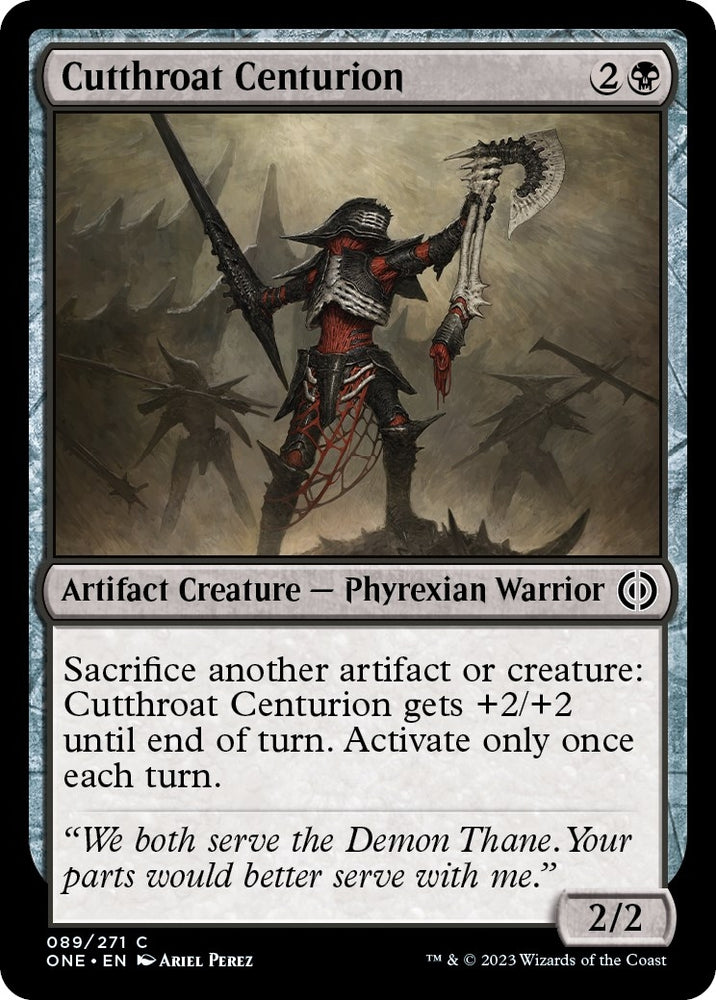 Image for Cutthroat Centurion (89) [Phyrexia: All Will Be One]