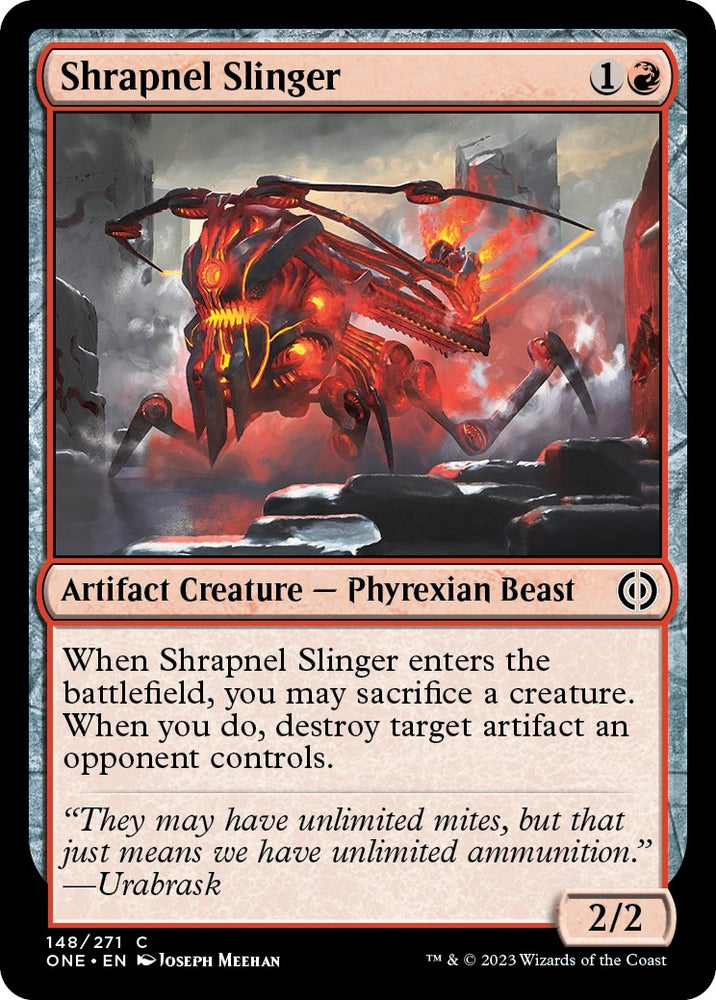 Image for Shrapnel Slinger (148) [Phyrexia: All Will Be One]