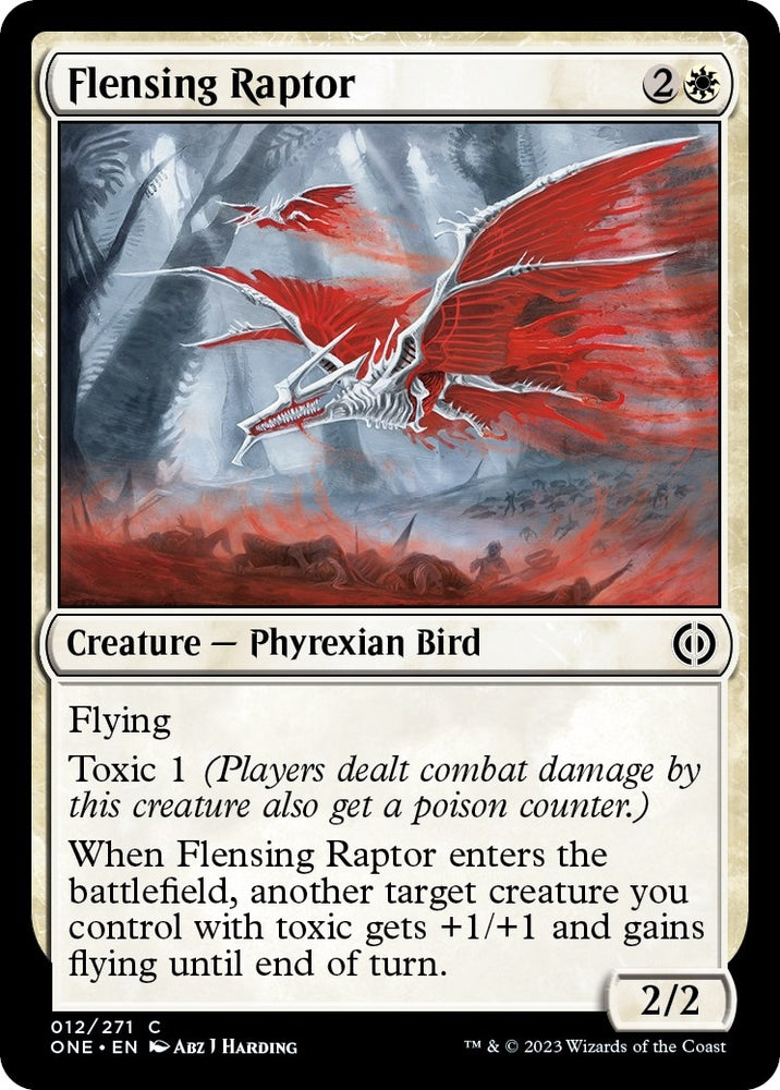 Image for Flensing Raptor (12) [Phyrexia: All Will Be One]