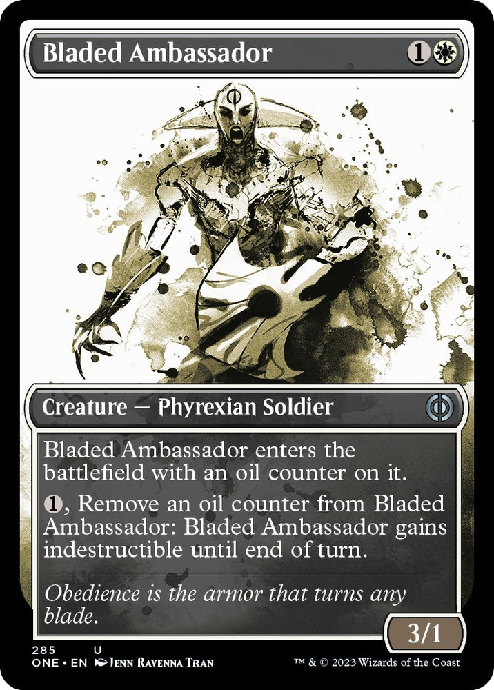 Image for Bladed Ambassador (Showcase) (285) [Phyrexia: All Will Be One]
