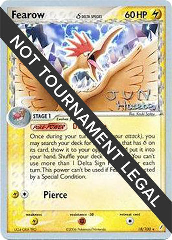 Image for Fearow (Delta Species) - 2007 (Jun Hasebe) (18/100) - Pokemon