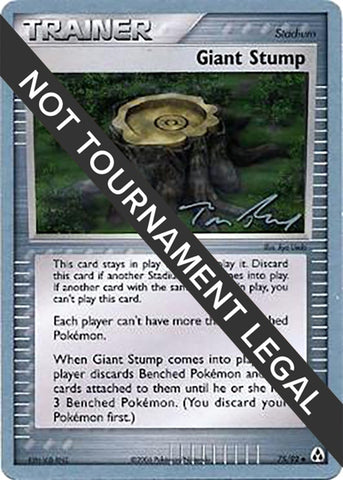 Image for Giant Stump - 2007 (Tom Roos) (75/92) - Pokemon