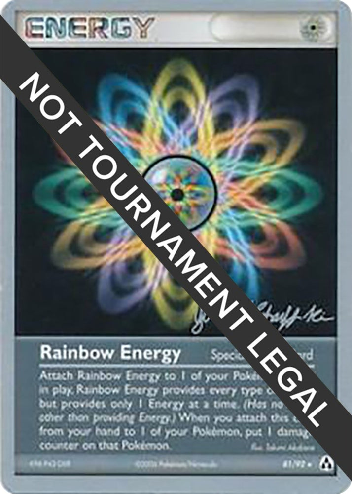 Image for Rainbow Energy - 2007 (Jeremy Scharff-Kim) (81/92) - Pokemon