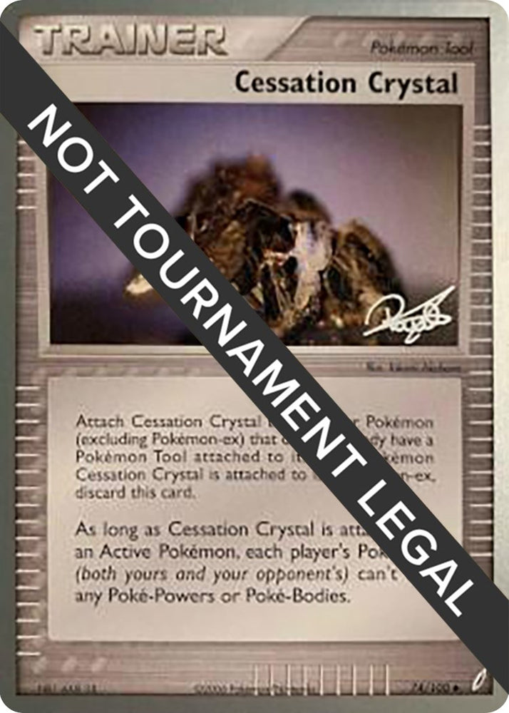 Image for Cessation Crystal - 2008 (Paul Atanassov) (74/100) - Pokemon