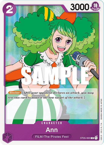 Image for Ann (ST05-003) - One Piece Card Game