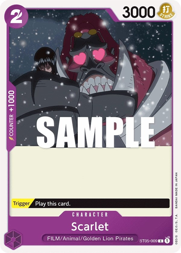 Image for Scarlet (ST05-009) - One Piece Card Game
