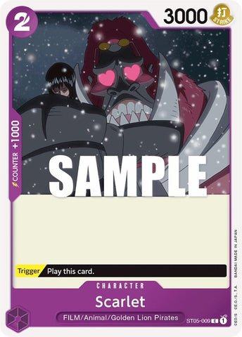 Image for Scarlet (ST05-009) - One Piece Card Game