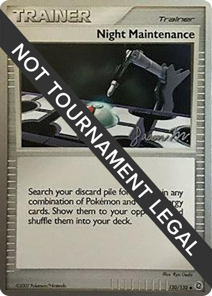 Image for Night Maintenance - 2009 (Jason Martinez) (120/132) - Pokemon