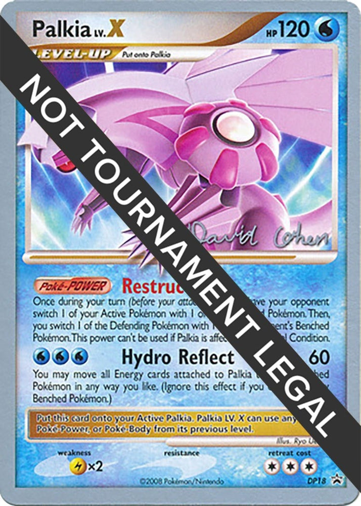 Image for Palkia LV.X - 2009 (David Cohen) (DP18) - Pokemon