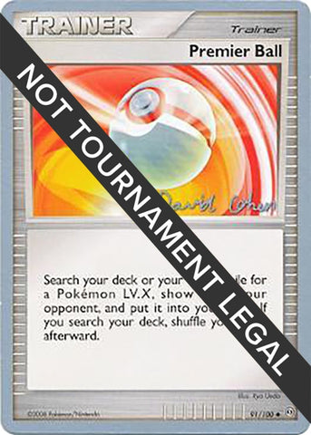 Image for Premier Ball - 2009 (David Cohen) (91/100) - Pokemon
