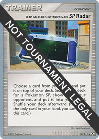 Image for Team Galactic's Invention G-109 SP Radar - 2009 (Stephen Silvestro) (96/111) - Pokemon