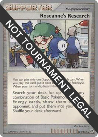 Image for Roseanne's Research - 2010 (Yuka Furusawa) (125/132) - Pokemon